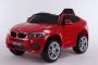 Electric Ride on Car BMW X6M NEW – Single seat, Red, Original Licenced, Battery Powered, Opening Doors, Leather Seat, 2x Engine, 12 V Battery, 2.4 Ghz remote control, Soft EVA wheels, Smooth start